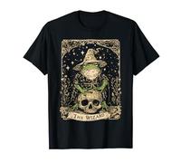 WITCHCORE AESTHETIC Wizard Tarot Frog Toad | Witchcore Cottagecore Dark Academia Unisex-Adults Black T-Shirt