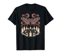 Witchcore Moth Symbol with Mystic Pagan Elements T-Shirt
