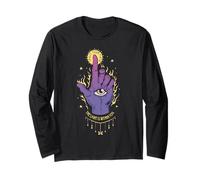 Witchcore Mystic Hand Trust Your Path Light Is Within Art Long Sleeve T-Shirt