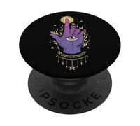 Witchcore Mystic Hand Trust Your Path Light Is Within Art PopSockets Adhesive PopGrip