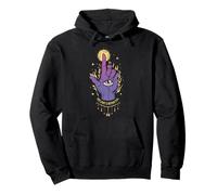 Witchcore Mystic Hand Trust Your Path Light Is Within Art Pullover Hoodie