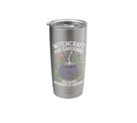 Witchcraft and Gardening Because Murder is Wrong Stainless Steel Insulated Tumbler