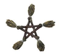 Witchcraft Broomsticks Pentagram Halloween Wall Decoration Wiccan Witch New