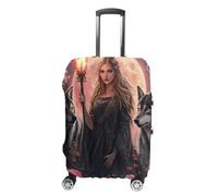 Witchcraft Goddess with Wolf Dogs Luggage Cover Travel Suitcase Protector Anti-Scratch Suitcase Cover L