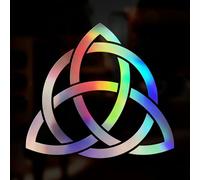Witchcraft Knot Holographic Sticker Oil Slick Vinyl Decal Wicca Pagan