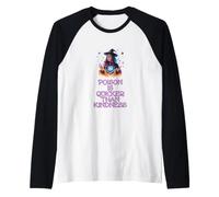 Witchcraft Magic Don't Make Me Spell Kindness Witch Vibe Raglan Baseball Tee