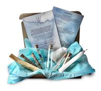 Witchcraft Peace & Anti-Anxiety Spell Jar Kit | Complete DIY Set with Glass Jar, Spell Candle, Crystals, and Herbs for Wiccan, Pagan, and Witchcraft Rituals | Ideal Witchy Gift & Witch Starter Kit