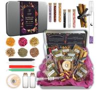 Witchcraft Supplies Kit - Apothecary Essentials Tin with Premium Witchcraft Herbs, Healing Crystals, Spell Candles & Spell Jars, Witchy Gifts for Women, Luxury Gift for Witches & Pagans