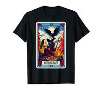 Witchcraft Tarot Card and Gothic Witches T-Shirt