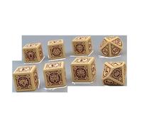 The Witcher TTRPG Essential Dice Set by R. Talsorian - 12mm - Compatible with TTRPG, RPG, D&D, DND, Dungeons and Dragons - Includes 8 Dice - D6 D10
