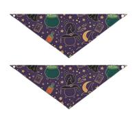Witches and Magic Elements Pet Fashion Accessories 2 Pcs for a Gift Pets Want to Ddress Up 25 1 × 9 8in