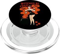 Witches Be Crazy Halloween Magic PopSockets PopGrip for MagSafe