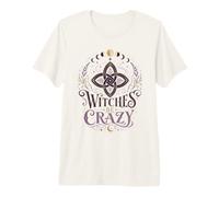 Witches Be Crazy Witch Knot Halloween 1692 Salem Premium T-Shirt