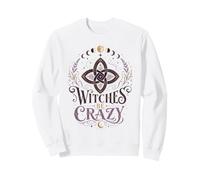 Witches Be Crazy Witch Knot Halloween 1692 Salem Sweatshirt