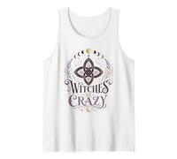 Witches Be Crazy Witch Knot Halloween 1692 Salem Tank Top