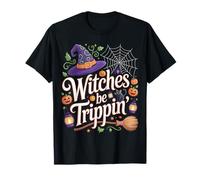 Witches Be Trippin Pumpkin Lantern Magic T-Shirt