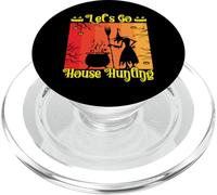Witches Beautiful Witch Halloween Lets Go House Hunting PopSockets PopGrip for MagSafe
