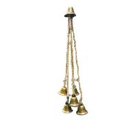 Witches Bells Door Protection Charm Boho Wind Chimes Hanging Ornaments Decor for Porch, Garden, Window,Wicca Altar Decor,Witches Bells for Protect Positive,Clear Negative Energies