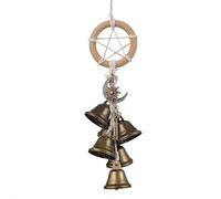 Witches Bells,Handmade Hanging Witch Bells Protection Door Hangers,Door Bell Iron Witch Bell Strings Decorative Witchy Doorbells Vintage Wind Chimes for Knob Handles Decor