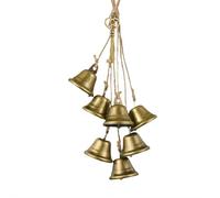 Witches Bells,Handmade Hanging Witch Bells Protection Door Hangers,Door Bell Iron Witch Bell Strings Decorative Witchy Doorbells Vintage Wind Chimes for Knob Handles Decor