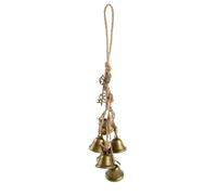 Witches Bells - Spiritual Cleansing Hanging Decor for Negative Energy Clearing, Perfect for Door, Window, and Porch Defense(6 Bells)