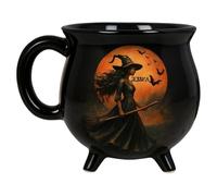 Witches Brew Cauldron Mug - 350 Ml Ceramic Gothic Tea Cup, 3D Novelty Mug Halloween Coffee Cup, Funny Mugs for Christmas, Halloween, Birthday Presents, for Women, Girls, Couples, Friends