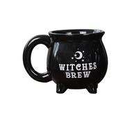 Witches Brew Cauldron Stoneware Mug Halloween Wizard Magic Jar Ceramic Mug Decorative Ornament Pumpkin Ghost Afternoon Tea Breakfast Milk Cup for Halloween