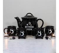 something different Witches Brew Ceramic Black Tea Set