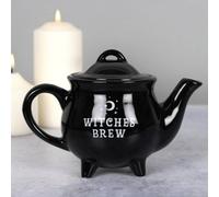 Witches Brew Ceramic Tea Pot - Black