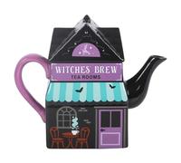 Witches' Brew Tea Room Teapot | Novelty Kitchen Decor | Ceramic Pot