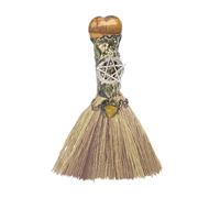 Witches Broom, Compact Healing Crystal Altar Broom for Spiritual Cleansing, Handcrafted Natural Energy Tool with Positive, Supply for Dorm, Meditation, Yoga, Bedroom, Kitchen