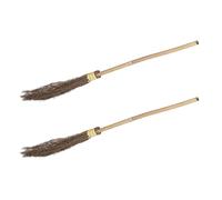 Witches broom Halloween Broomstick spooky party decoration Lightweight