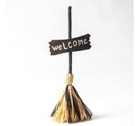 Witches Broom Halloween Decor, 26" Animated Haunted Dancing Moving Broomstick,Haunted Dancing Broom, Halloween Witch Flying Broomstick with Spooky Laughing, for Indoor Party Home Decor