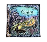 Witches' Calendar 2025, Enchanting Monthly Wall Planner & Daily Organizer with Unique Witch Illustrations, Hangable Family Planner & Daily Organizer,Perfect,For Living Room, Home, Bedroom, Workplace