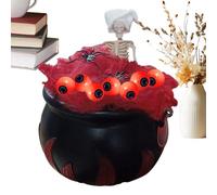 Witches Cauldron Outdoor - Horror Decorations for Halloween | Spooky Witch Cauldron for Haunted House Event Planners Photo Booth Garden Classroom Window Sill Dining Table Fall Festivals