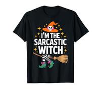 Witches Club I'm The Sarcastic Witch Halloween Humor T-Shirt