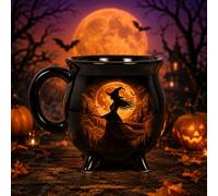 Witches Coffee Cup,Witches Brew Cauldron Mug,Witching You a Wicked Brew Mug