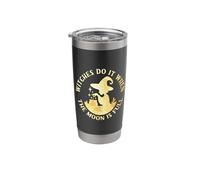 Witches Do It When the Moon is Full Cheeky Witch Stainless Steel Insulated Tumbler
