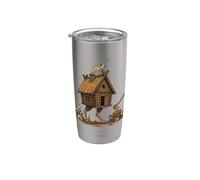 Witches Folklore Cabin Dark Art Stainless Steel Insulated Tumbler
