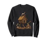 Witches Folklore Cabin Dark Art Sweatshirt