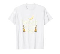 Witches Get Stuff Done Magical Moonlit Motivation T-Shirt, Men, White, 5XL