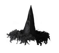 Witches Hat Halloween Hats With Trim For Pumpkin Garden Monsters Party Decorations Cosplays Accessories Halloween Hat Adult Wizard Cosplays Costume For Women