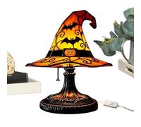 Witches Hat Lamp - USB Powered LED Resin Gothic Lamps Tabletop Decoration