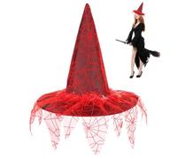 Witches Hats for Women Spiderweb Design Cosplay Costume Headwear