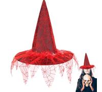 Witches Hats for Women Spiderweb Design Cosplay Costume Headwear
