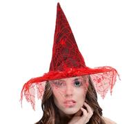 Witches Hats for Women Spiderweb Dress Up Headpiece