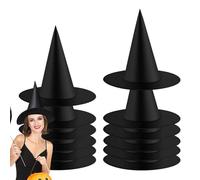 Witches Hats - Witch Hat Costumes | Spire Knitted Cap | Scary Wool Catcher for Women | 12pcs Halloween Point Point Set for Girls | Cost Witch Hat
