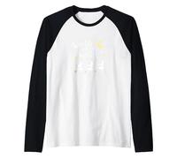 Witches Just Being Witches Moonlit Broomstick Adventure Raglan Baseball Tee, Men, Black/White, L