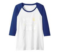 Witches Just Being Witches Moonlit Broomstick Adventure Raglan Baseball Tee, Women, Royal Blue/White, M
