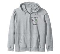 Witches Magical Vibes Playful Energy Zip Hoodie